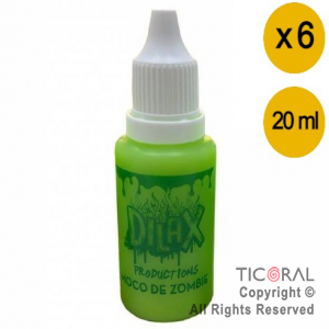 MOCO ZOMBIE SANGRE VERDE DILAX  X 6 UNIDADES DE 20ml